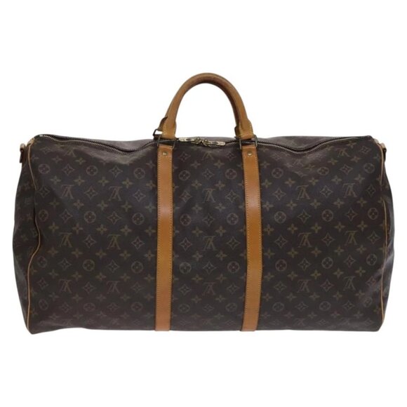 LOUIS VUITTON Monogram Keepall Bandouliere 60 Boston Bag - Picture 3 of 16